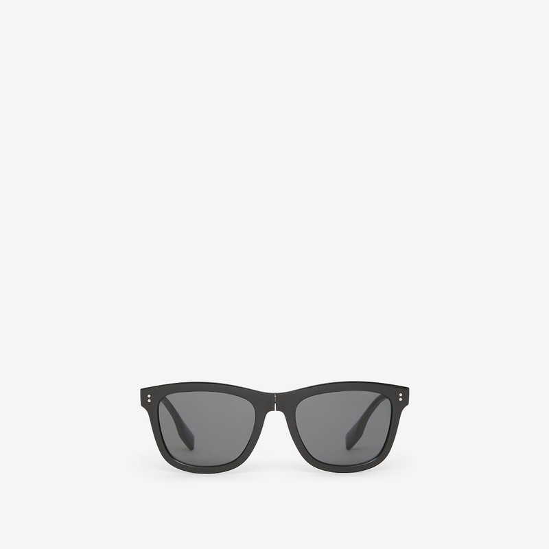 Logo Detail Square Frame Foldable Sunglasses 1