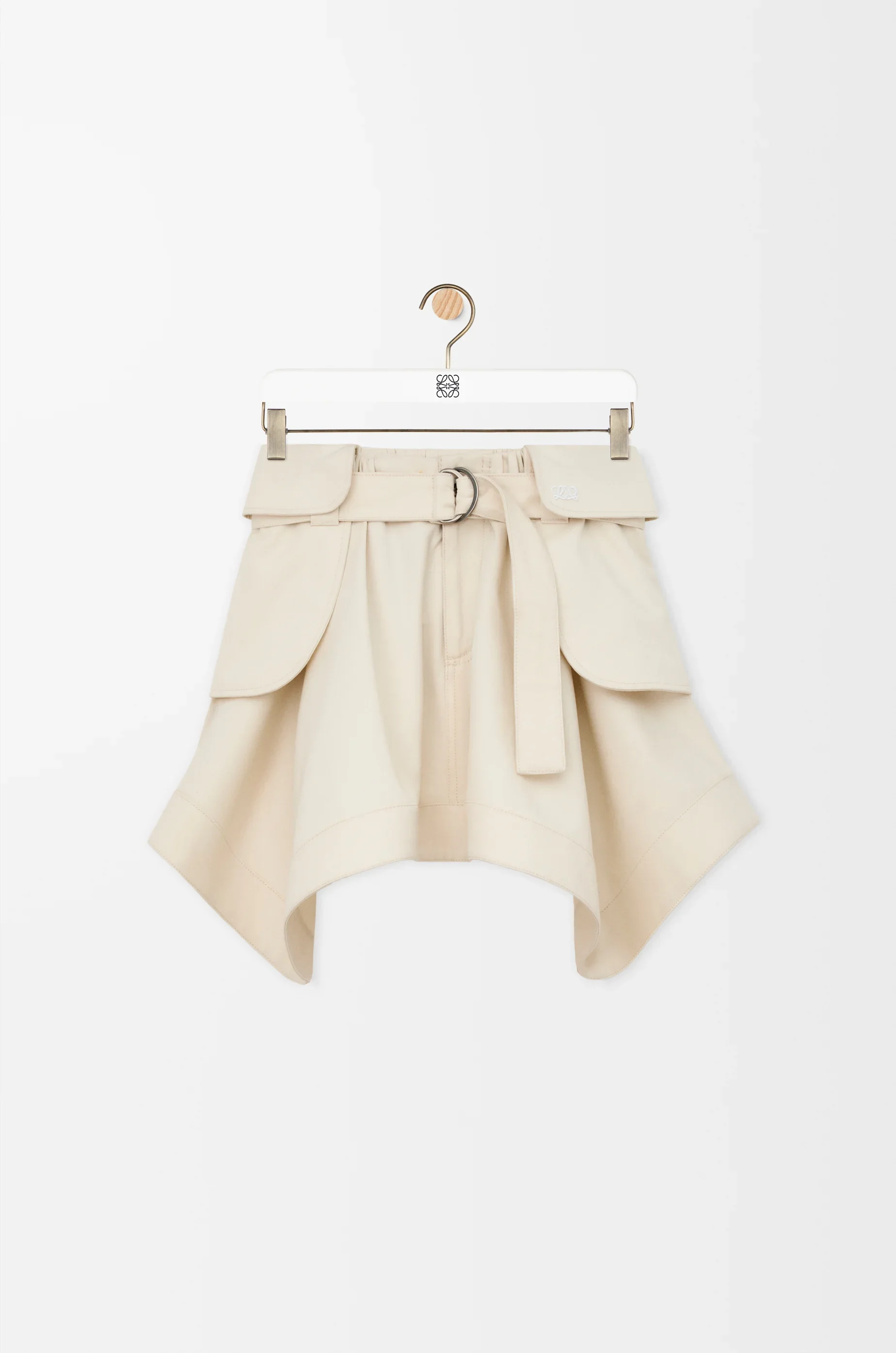 Cargo skirt in cotton and silk - 1