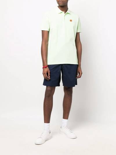 KENZO tiger-embroidered polo shirt outlook