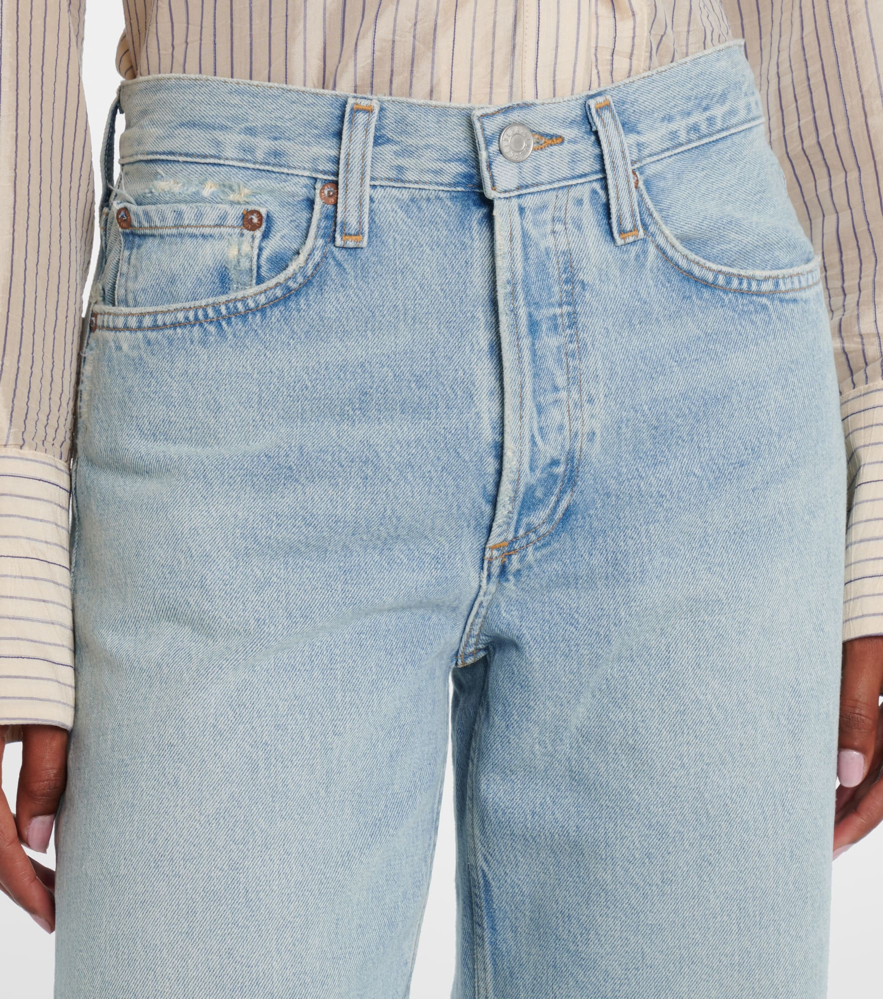 Arc cropped mid-rise wide-leg jeans - 4