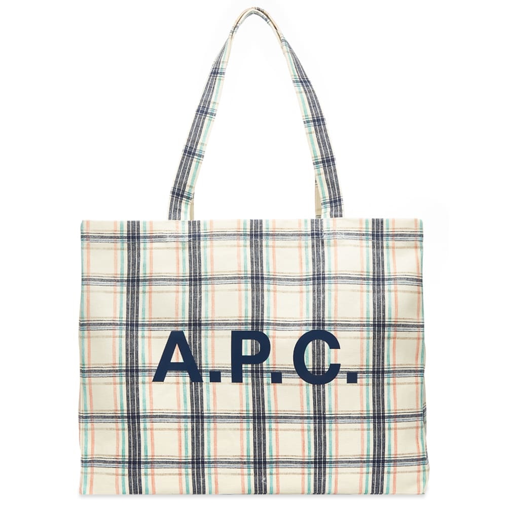 A.P.C. Diane Check Tote Bag - 1