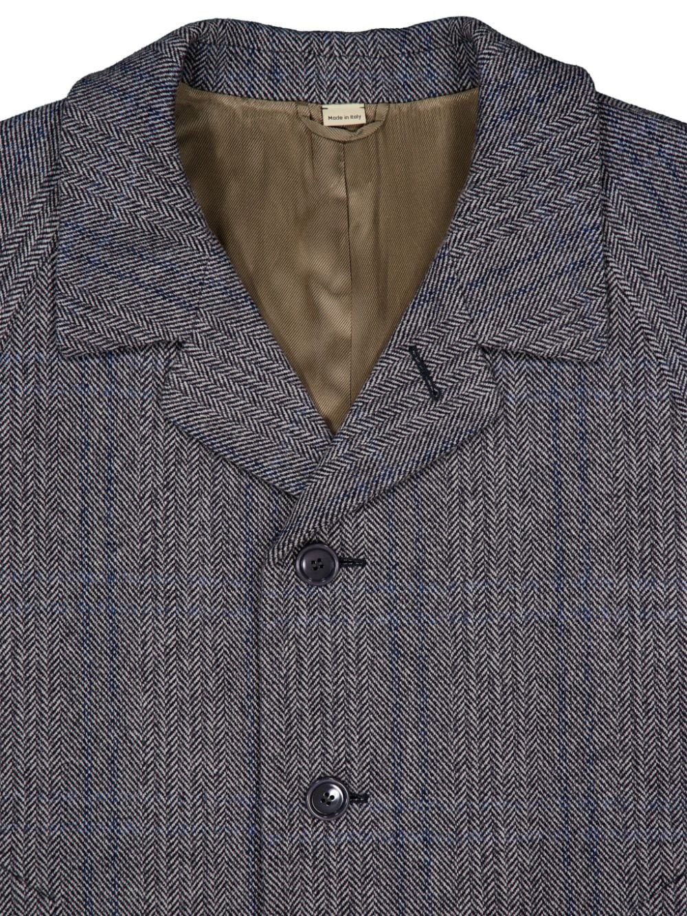 houndstooth-check coat - 3