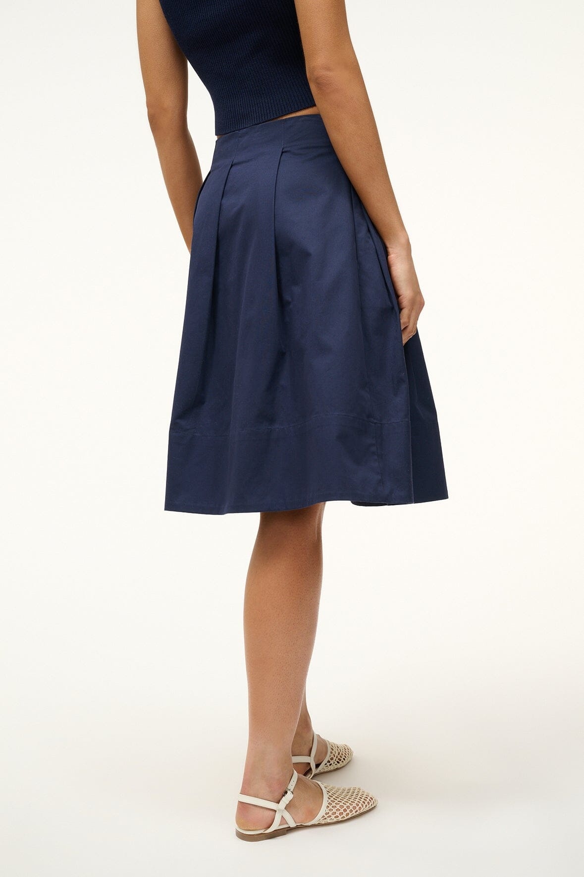 STAUD LONDON SKIRT NAVY - 5