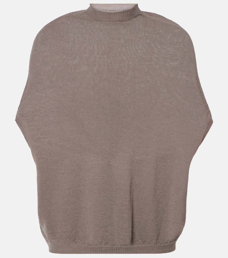 Wool turtleneck top - 1