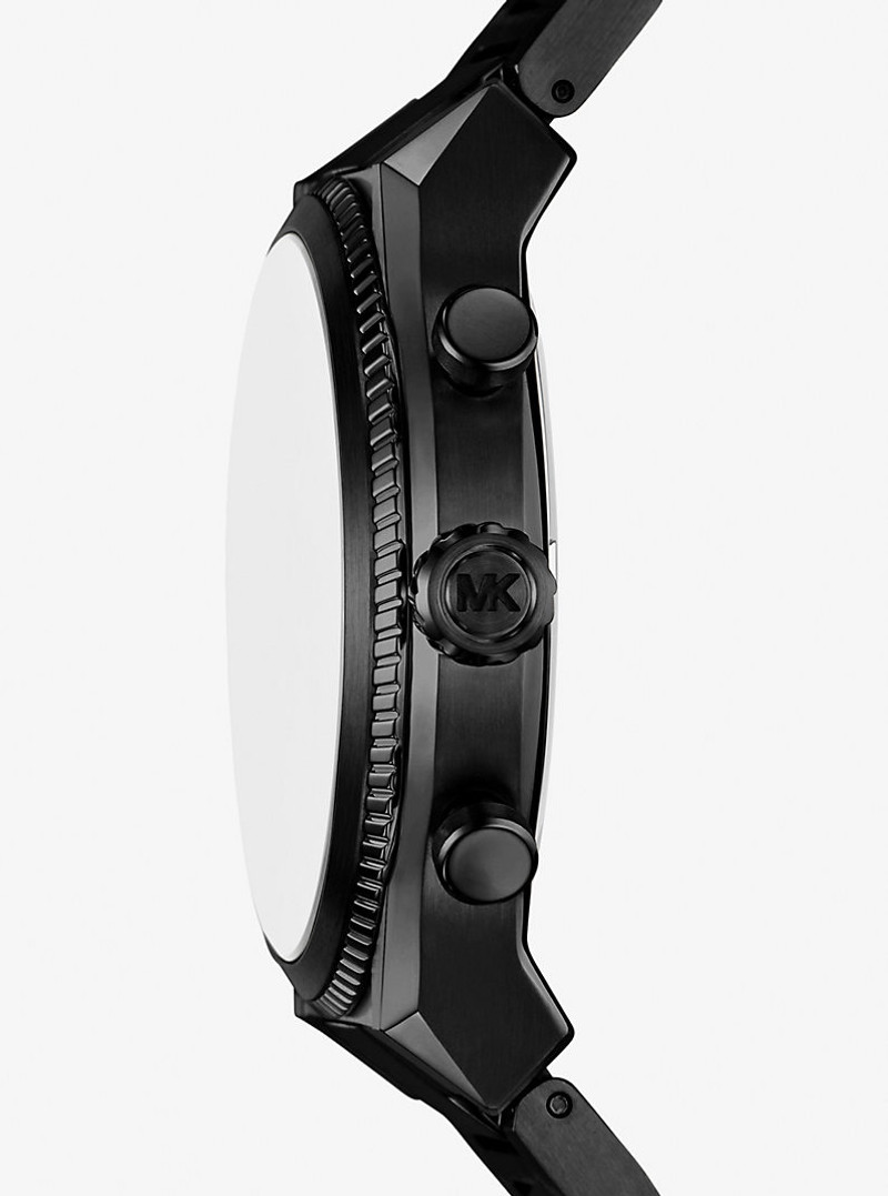 MICHAEL KORS Oversized Panorama Black-Tone Watch outlook