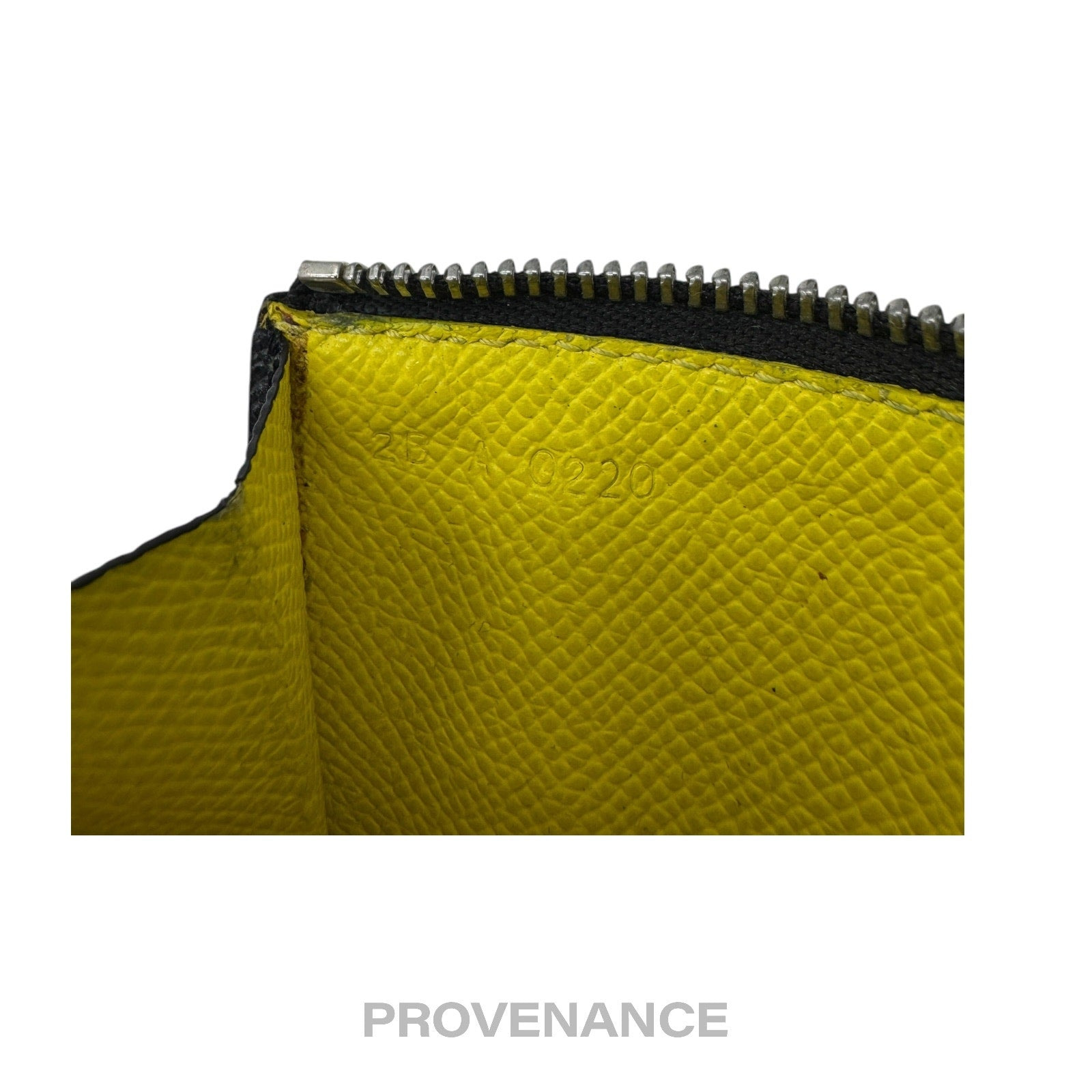 Givenchy Vertical Card Holder Wallet - Black Yellow - 11