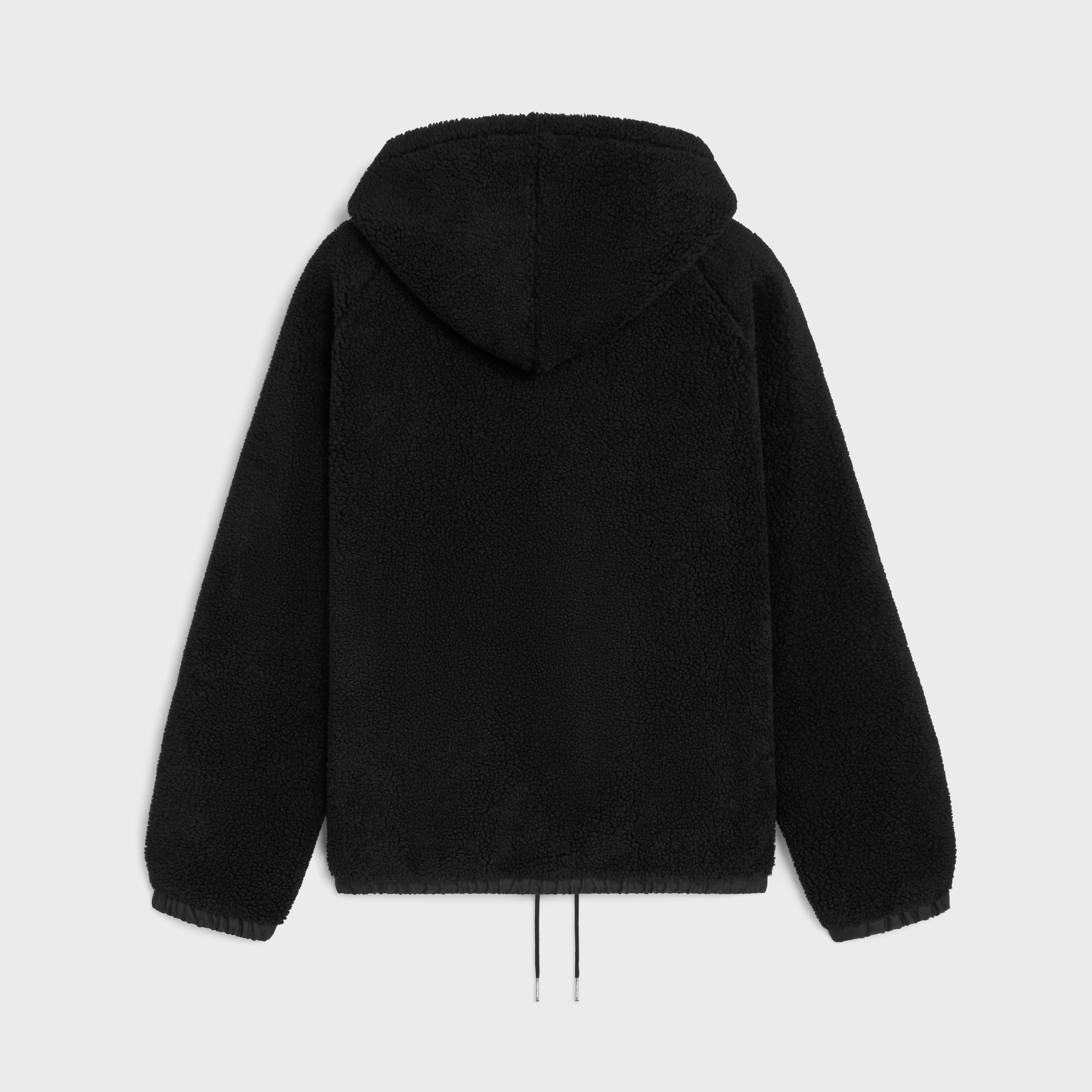 celine hooded jacket in jersey fleece - 2