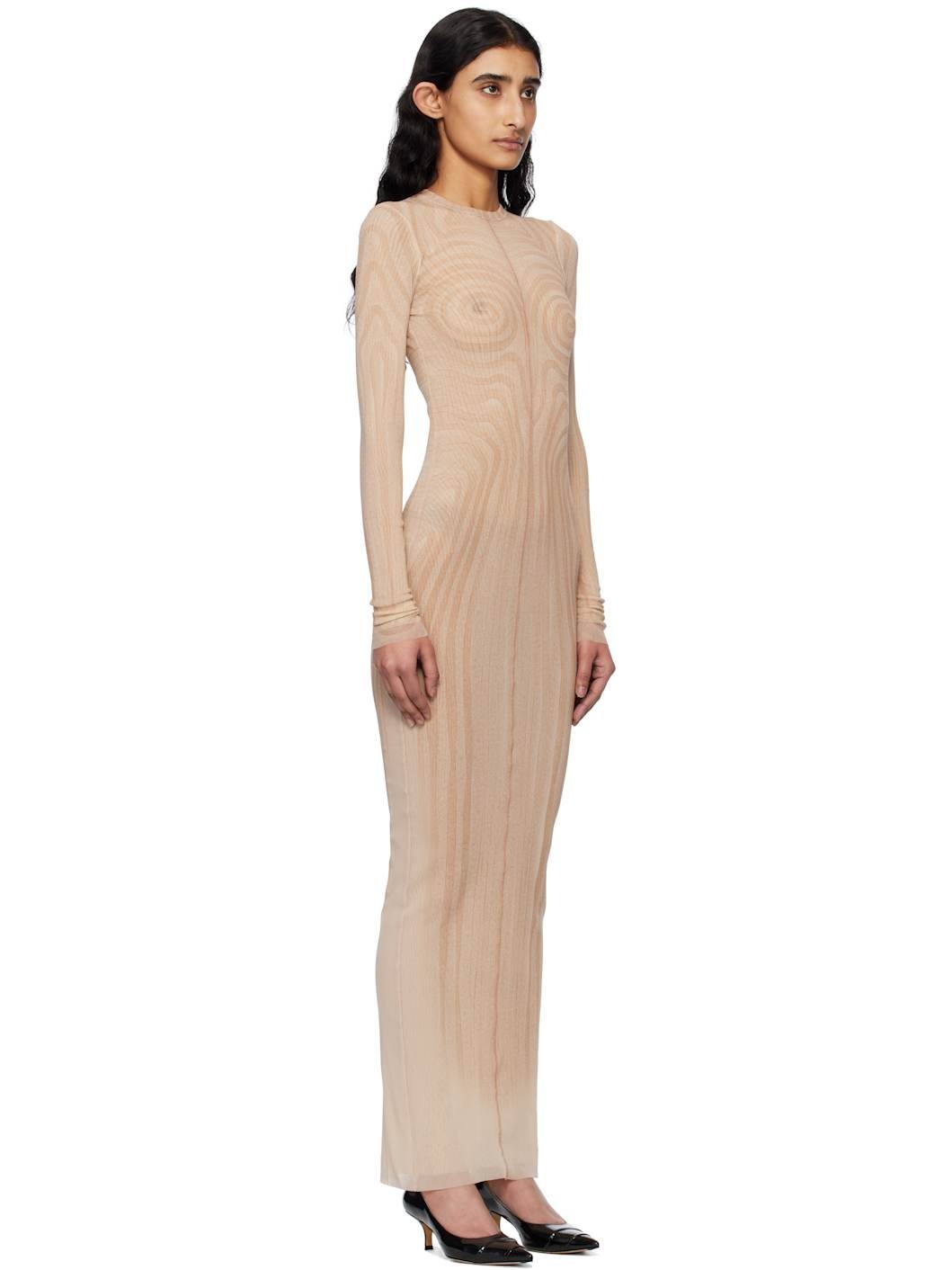 Pink 'The Long Spirale' Maxi Dress - 2