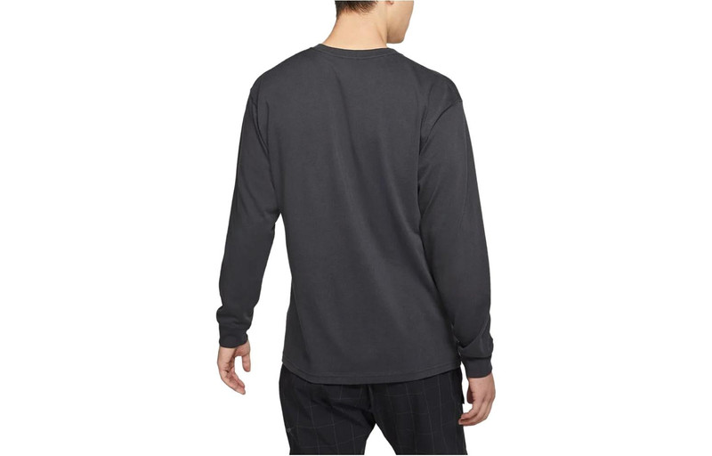 Nike Nike x Olivia Kim Long Sleeve Tee 'Off Noir/Metallic Silver' CT3088-045 outlook
