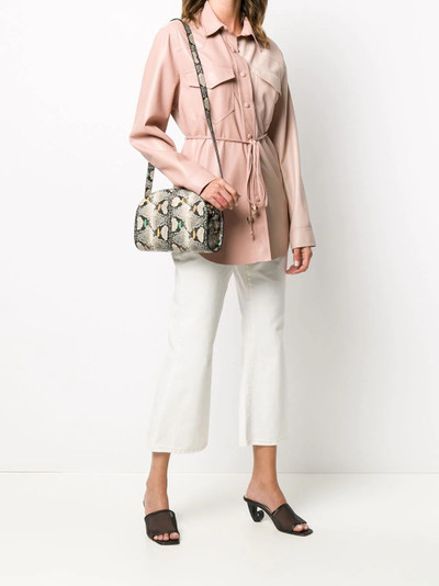 A.P.C. Maelys snakeskin crossbody bag outlook