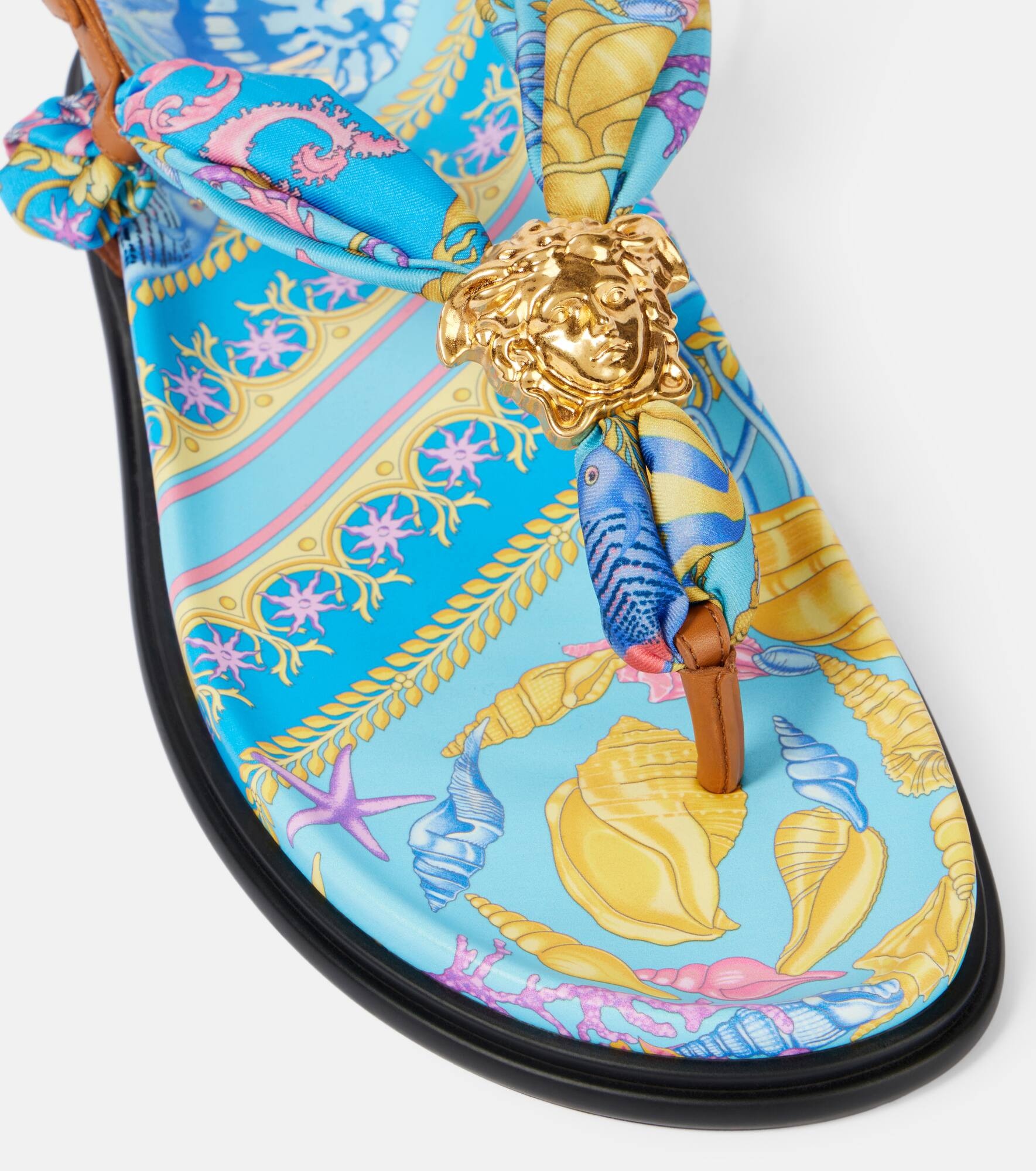 La Medusa printed thong sandals - 5