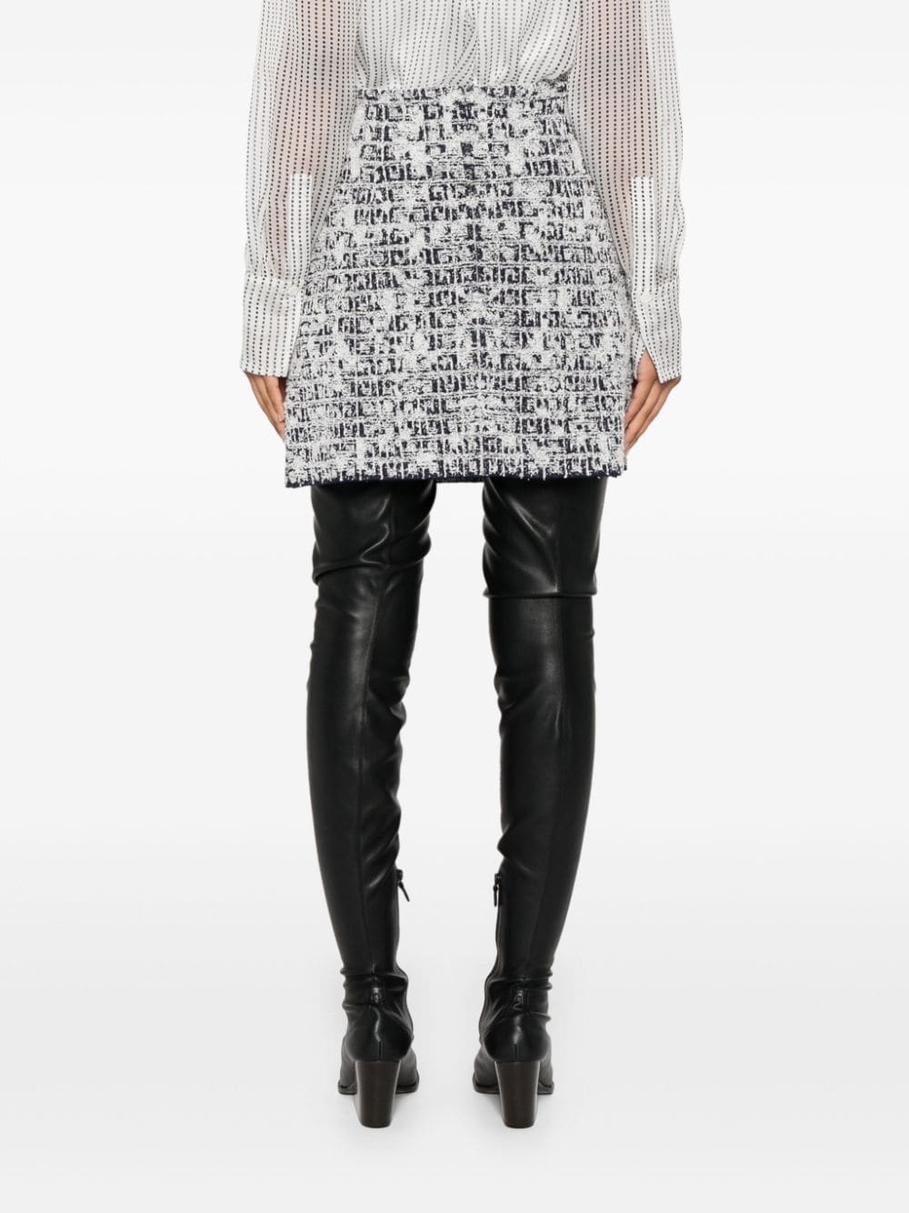 4G tweed skirt - 4
