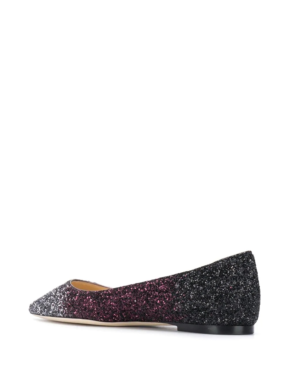 Romy glitter-effect ballerina shoes - 3