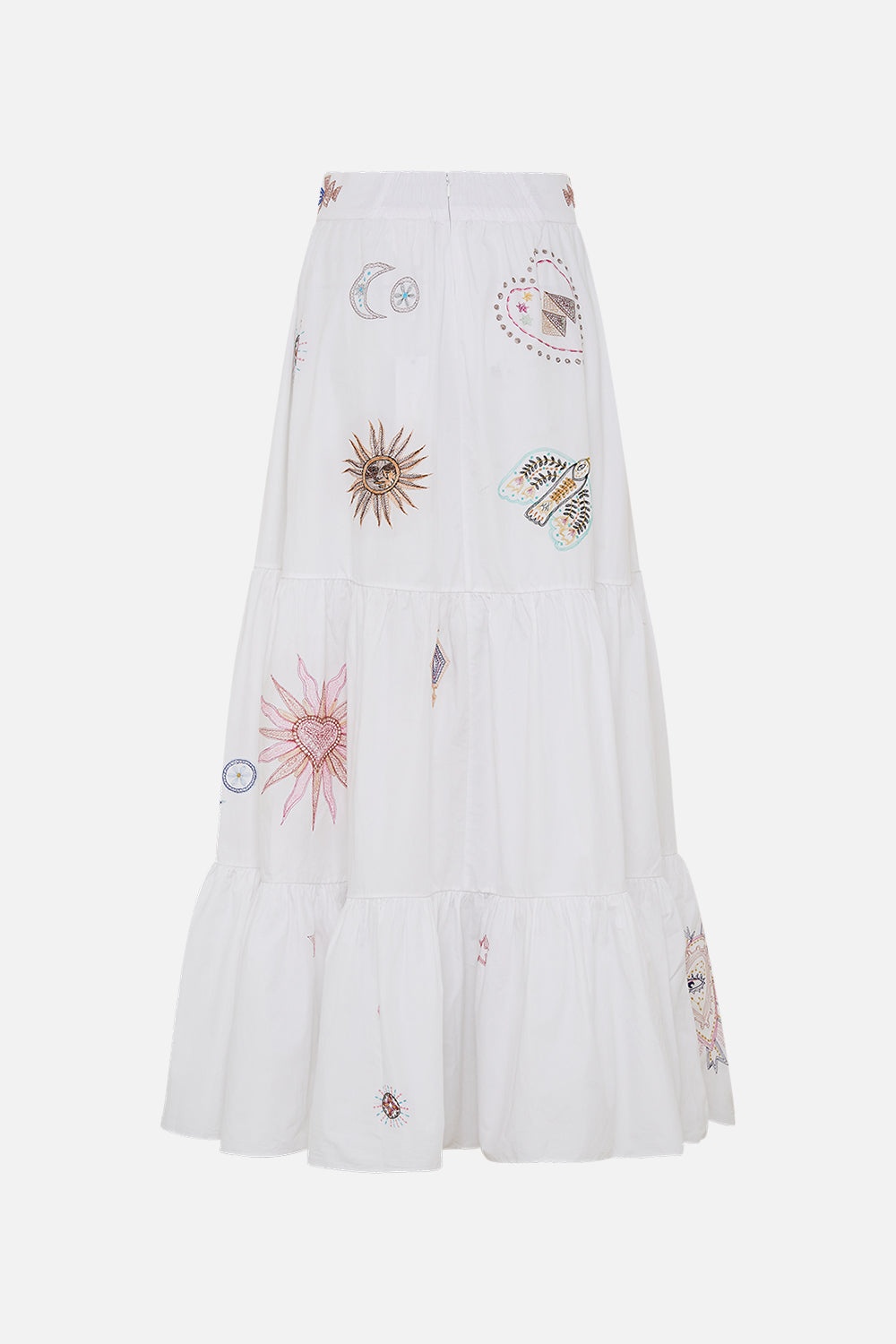 HIGH WAISTED TIERED SKIRT - 6