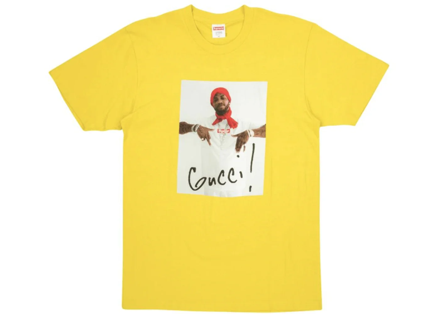Supreme Gucci Mane Tee Yellow - 1