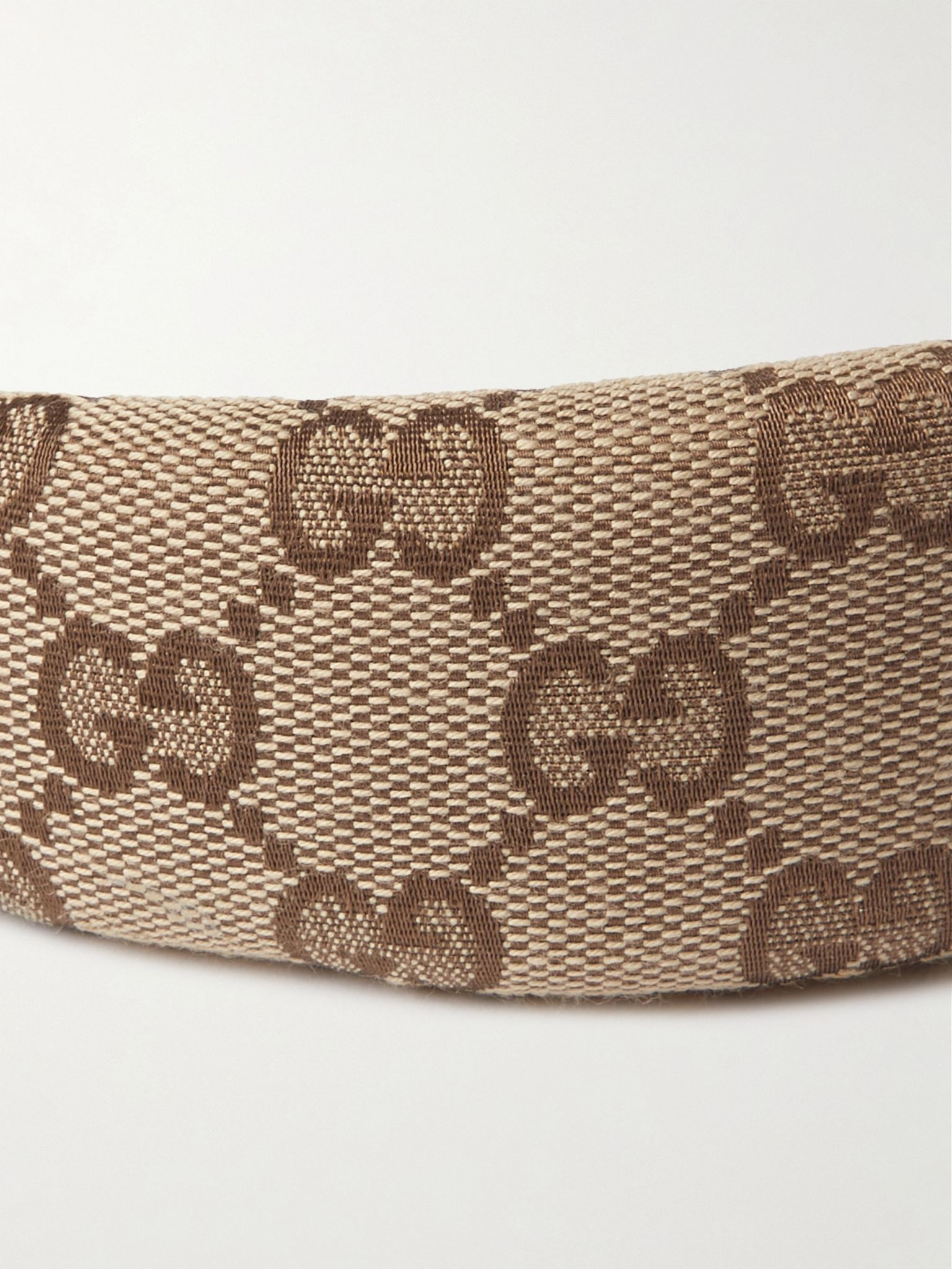 Canvas-jacquard headband Beige - 4