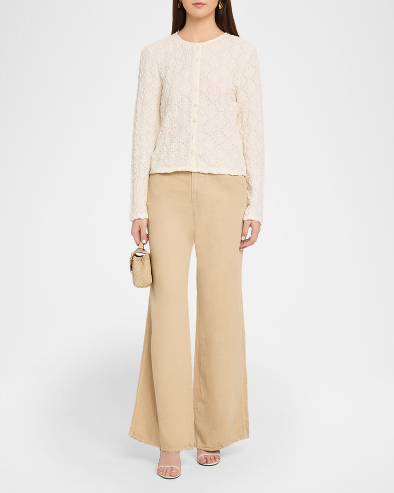 VERONICA BEARD Gillingham Lace Cardigan outlook