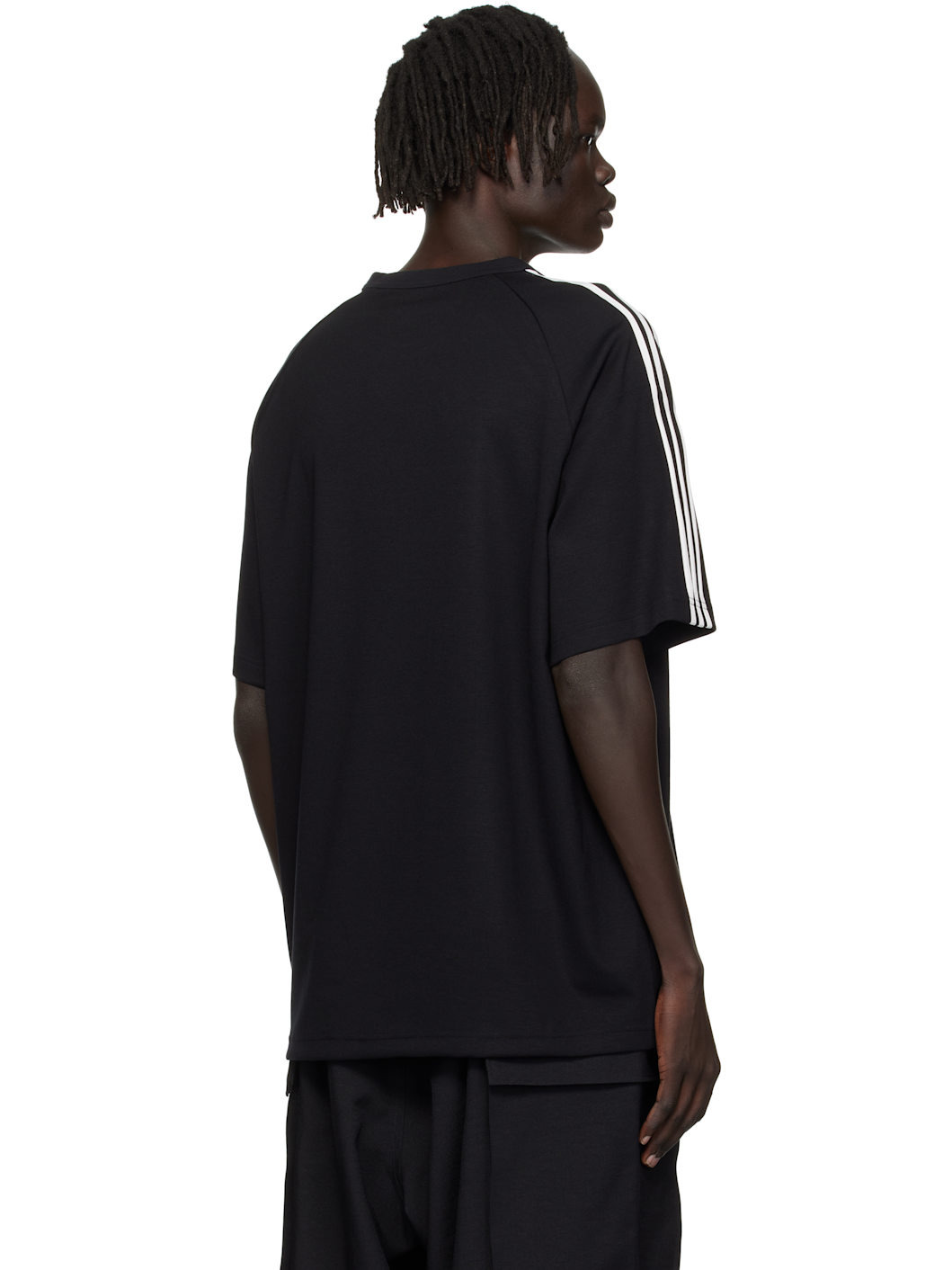 Black Short Sleeve 3-Stripes T-shirt - 3