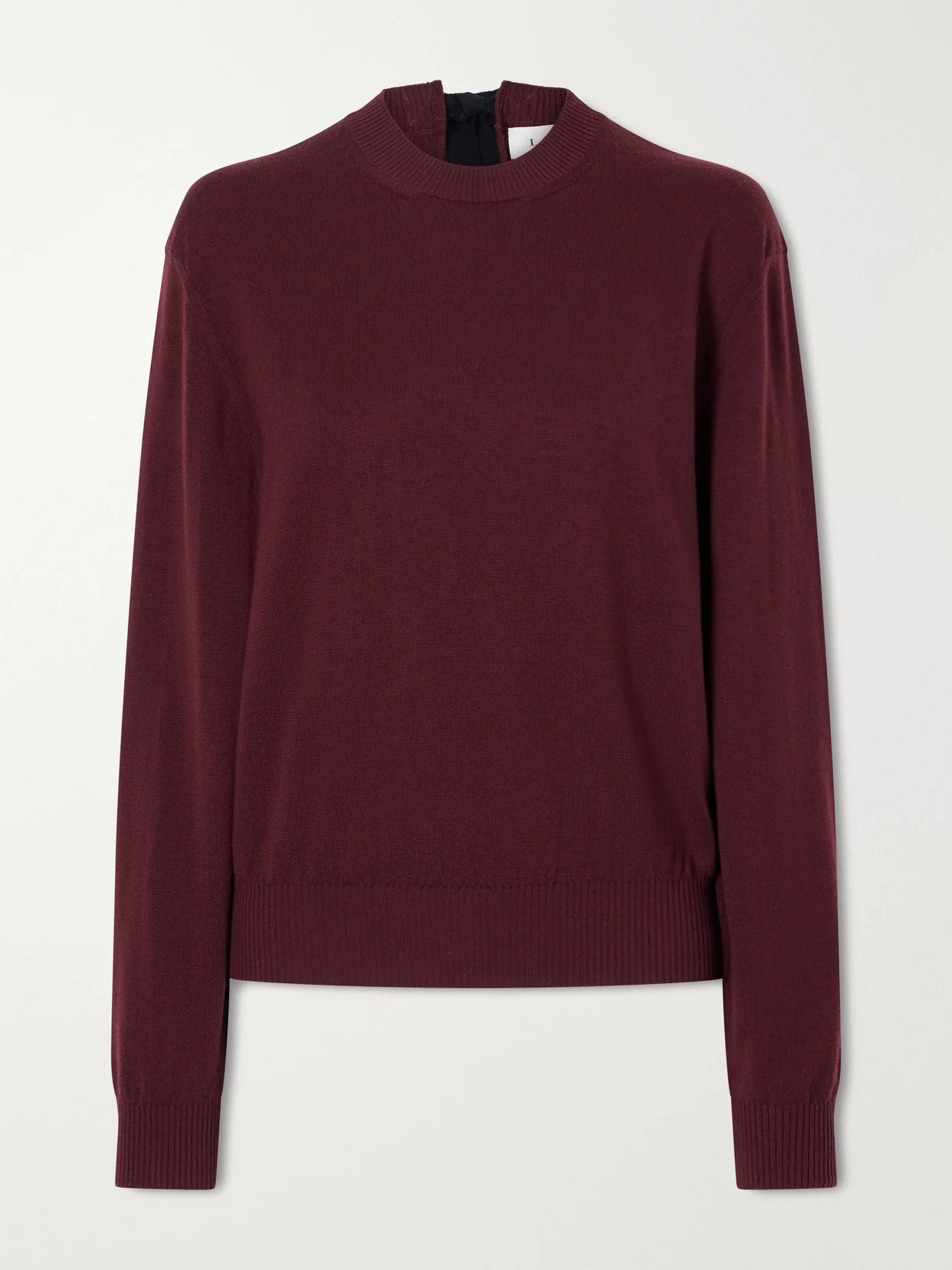 Bow-detailed Wool-blend Cardigan - 1
