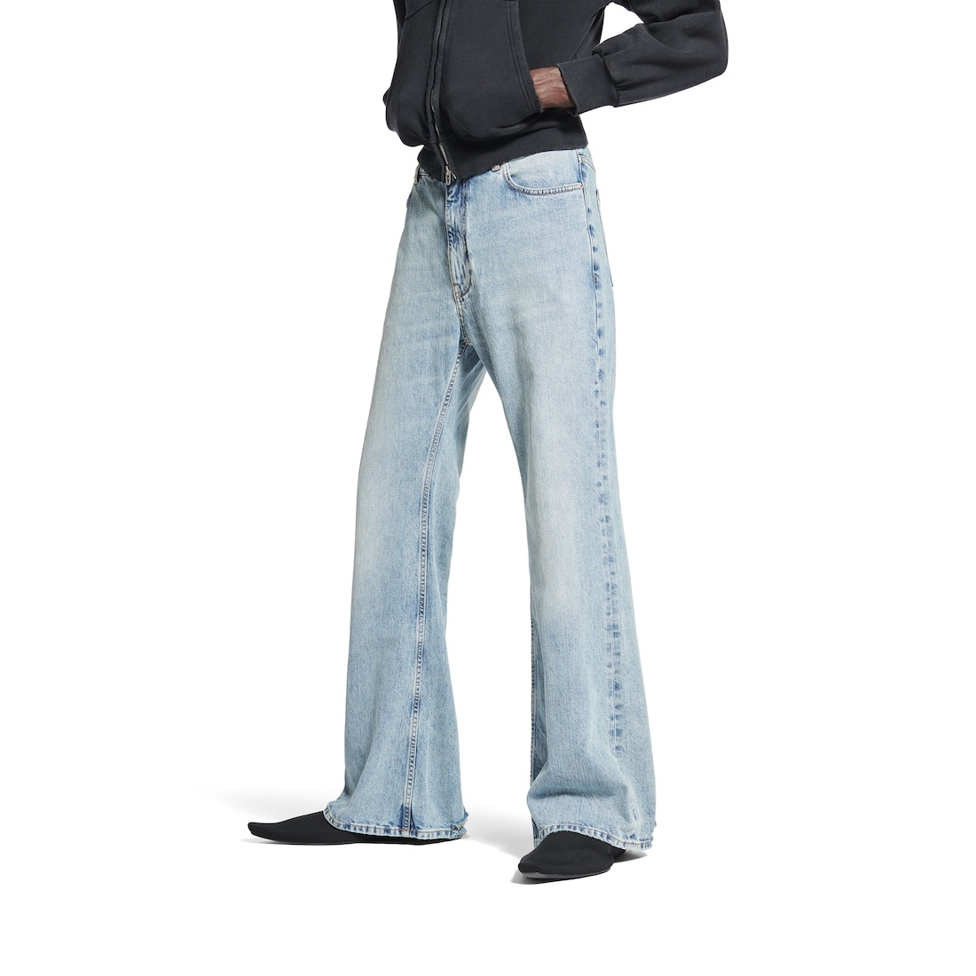 BALENCIAGA＊FLARED PANTS ブルージーンズ＊送料込 Balenciaga フレアジーンズ | ブルー | FARFETCH JP
