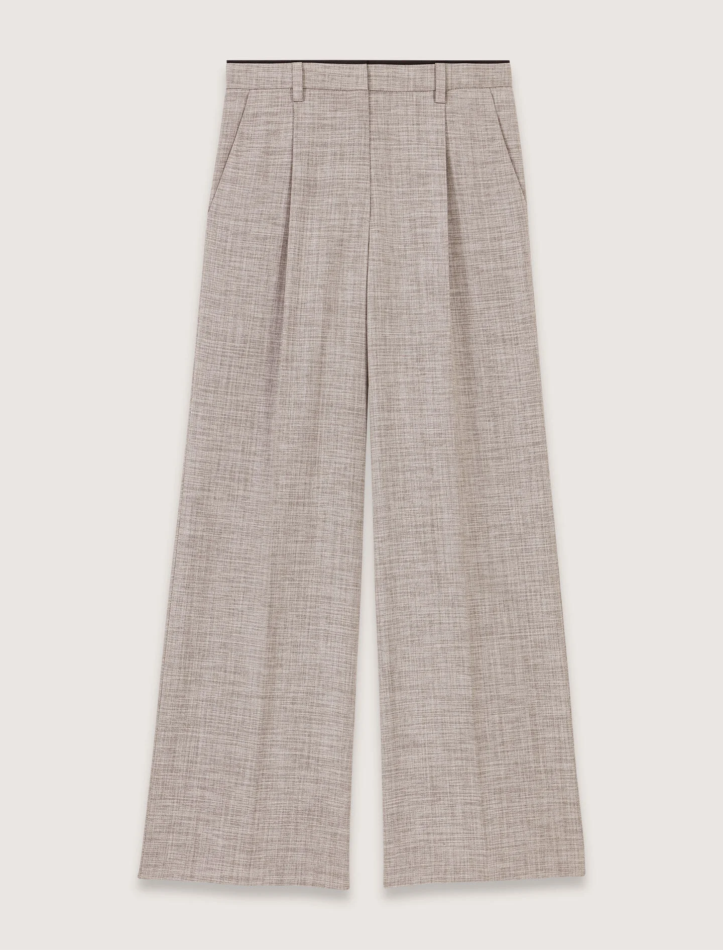Straight-leg suit trousers - 1
