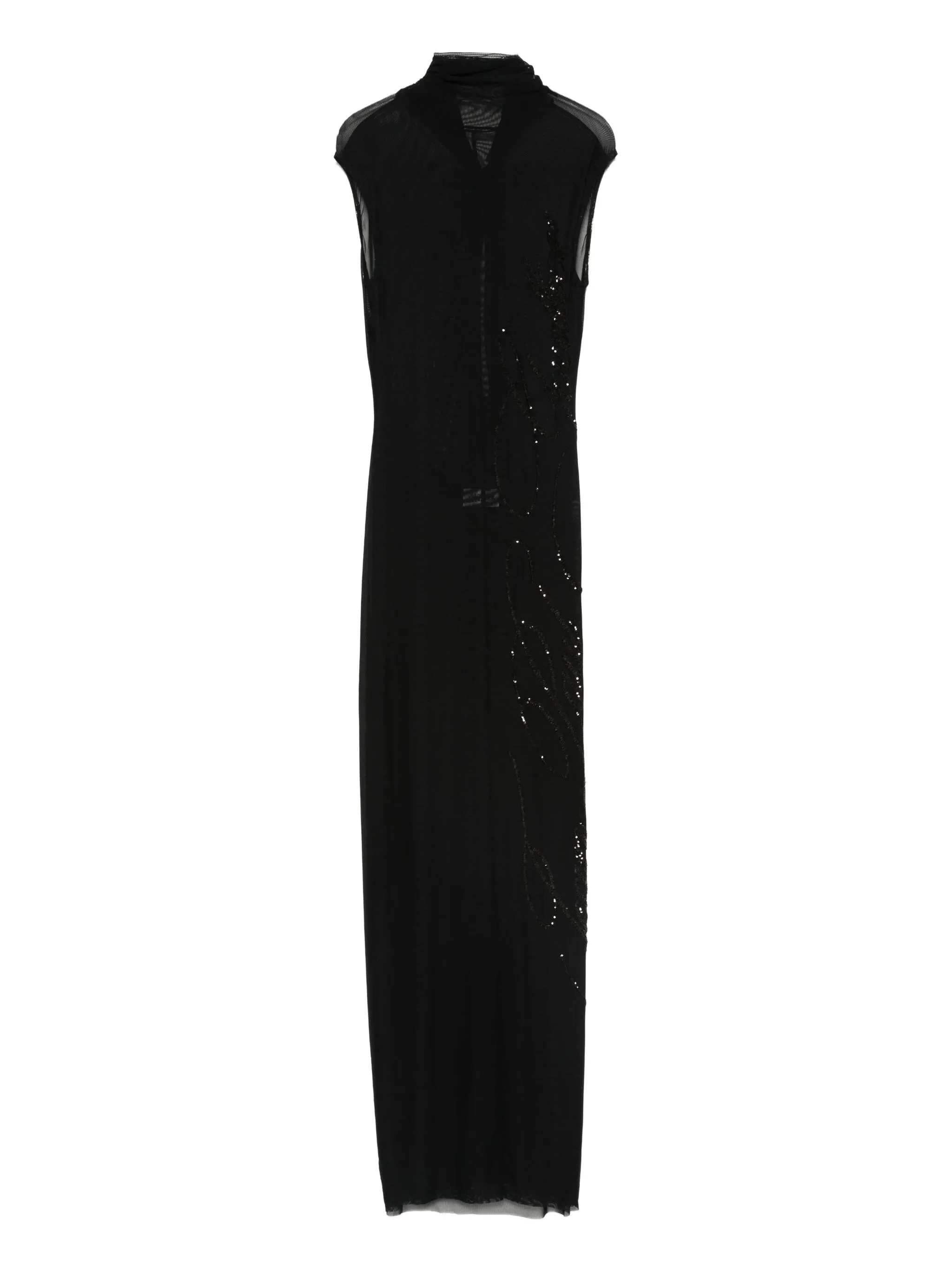 sequin-embellished maxi dress - 1