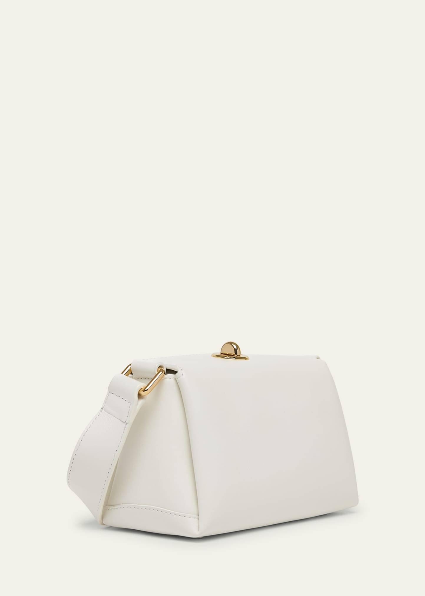Mini Turn-Lock Leather Shoulder Bag - 3