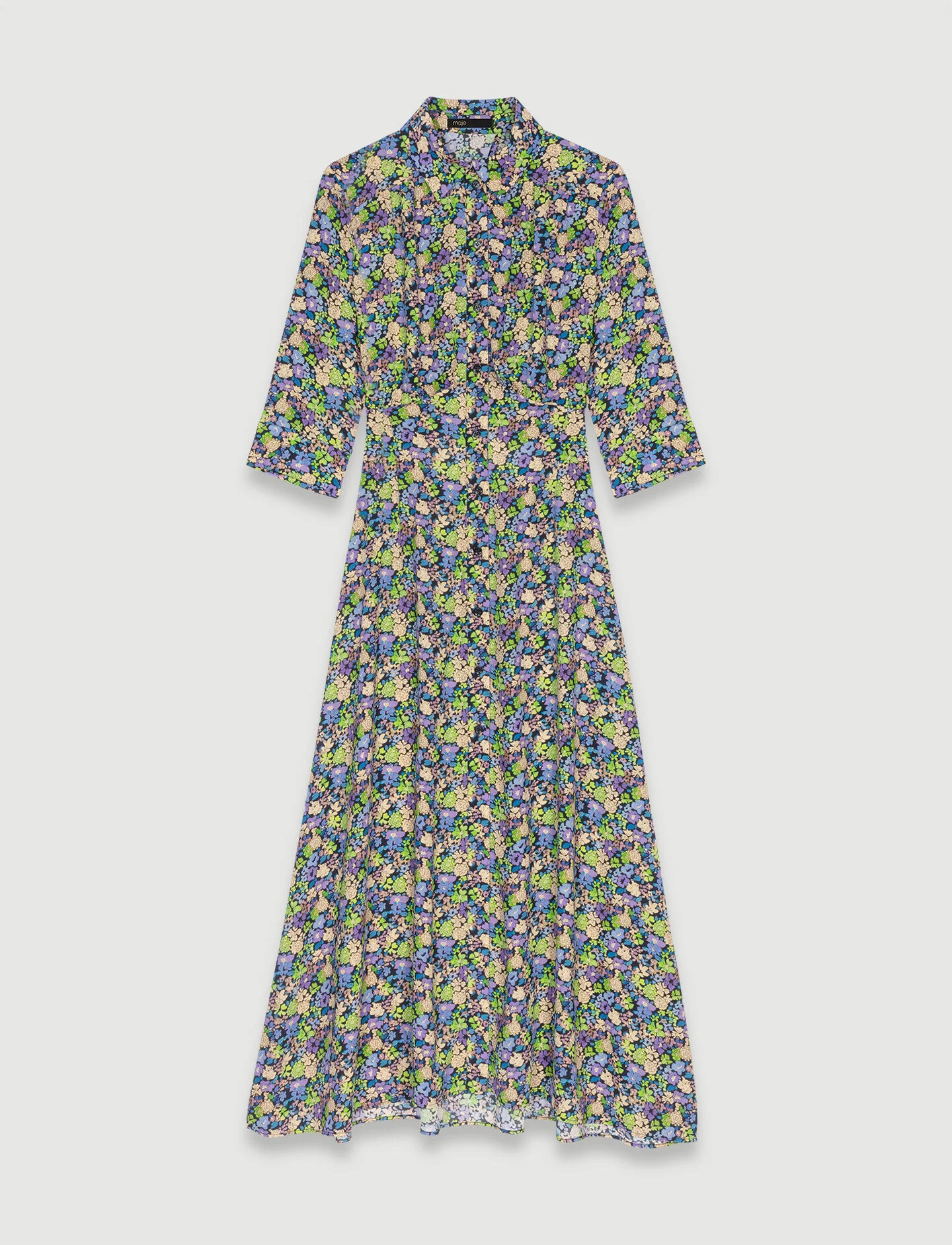 Long floral dress - 1