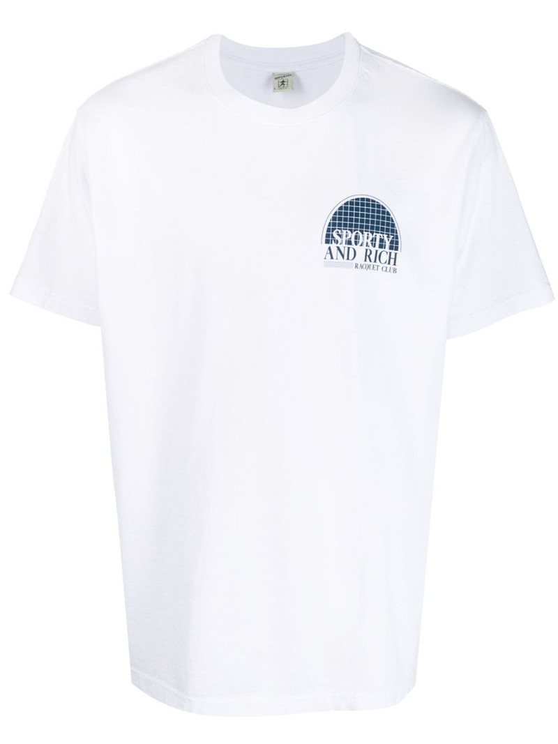 logo-print cotton T-shirt 1