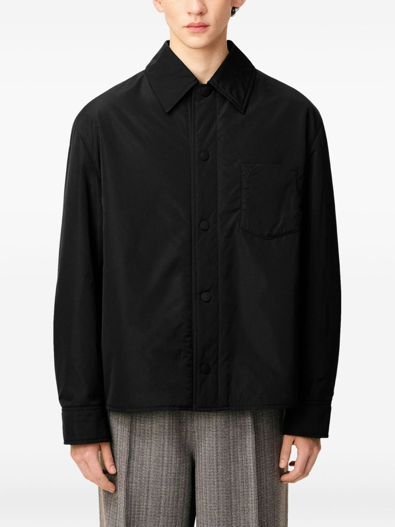 Ami De Coeur taffetas padded shirt jacket 5