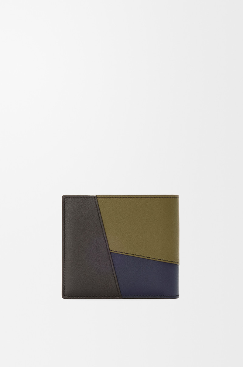 Puzzle bifold coin wallet in classic calfskin 4