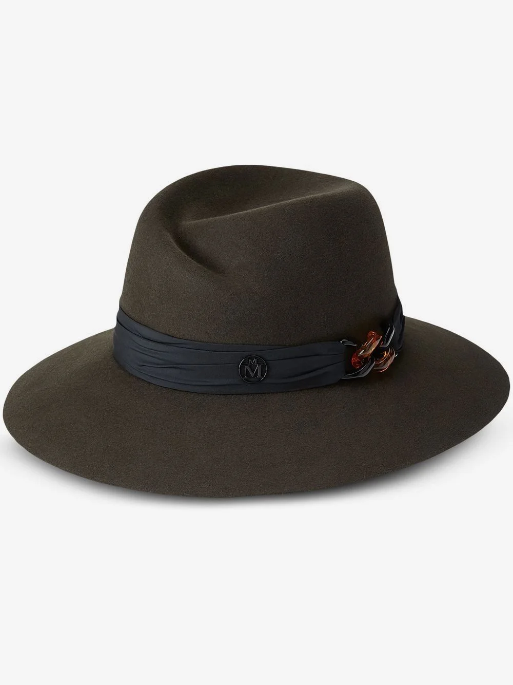 Virginie wool-felt fedora hat - 1