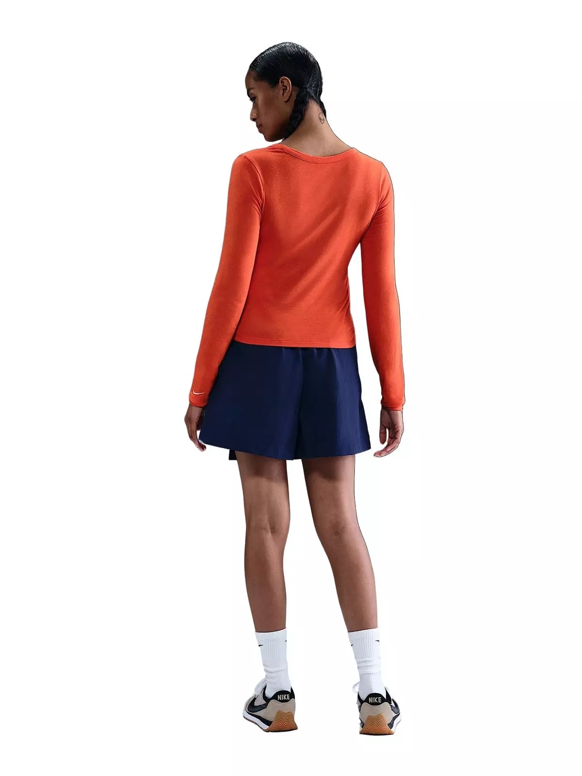 Women's Sportswear Chill Knit Long-Sleeve Top -Red - 5