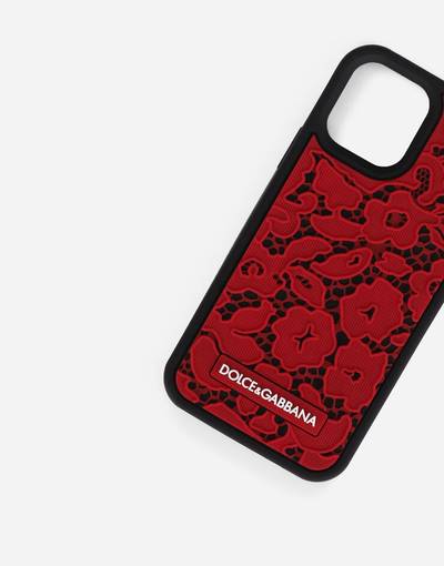 Dolce & Gabbana Lace rubber iPhone 12/12 Pro cover outlook