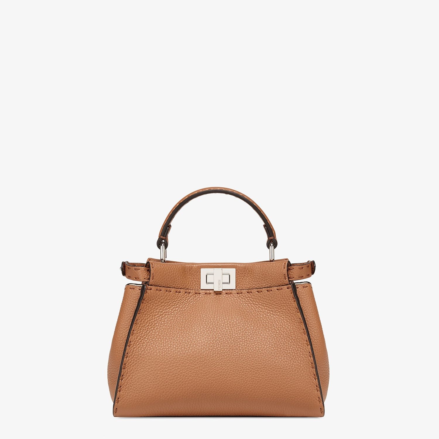 Brown leather bag - 4