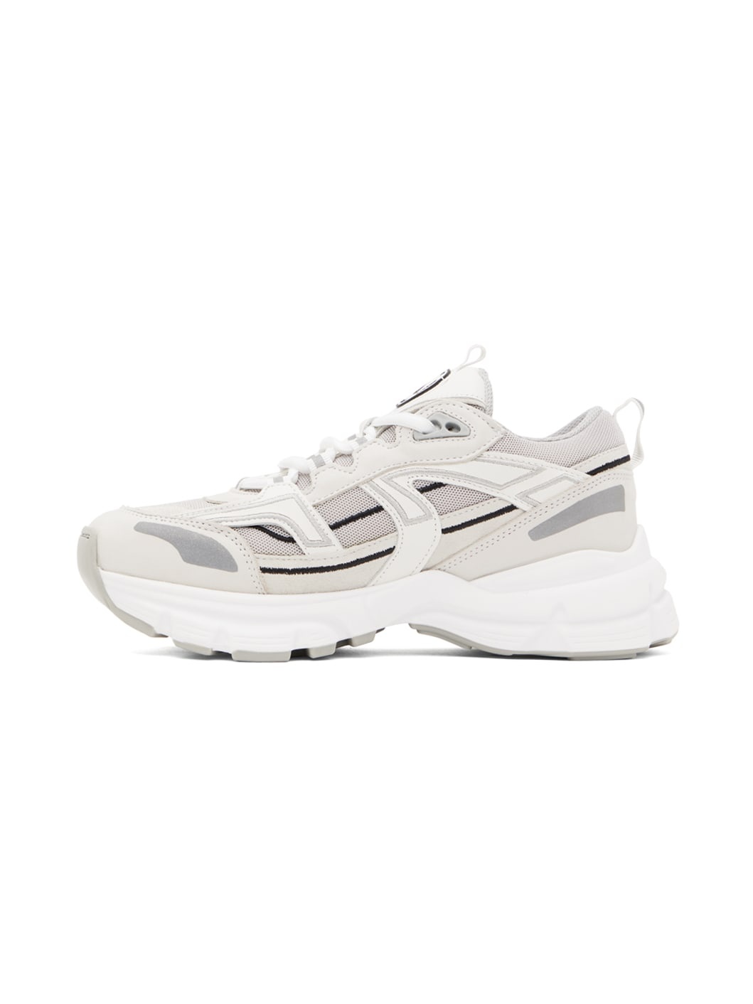 White & Gray Marathon R-Trail Sneakers - 3