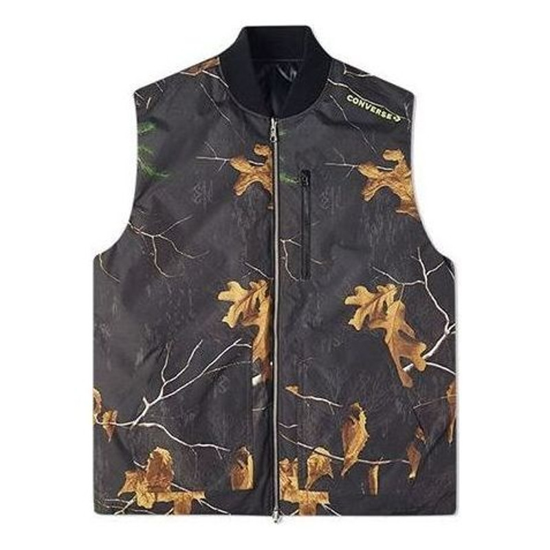 Converse Realtree Printed Reversible Down Vest 'Black' 10019989A03 - 1