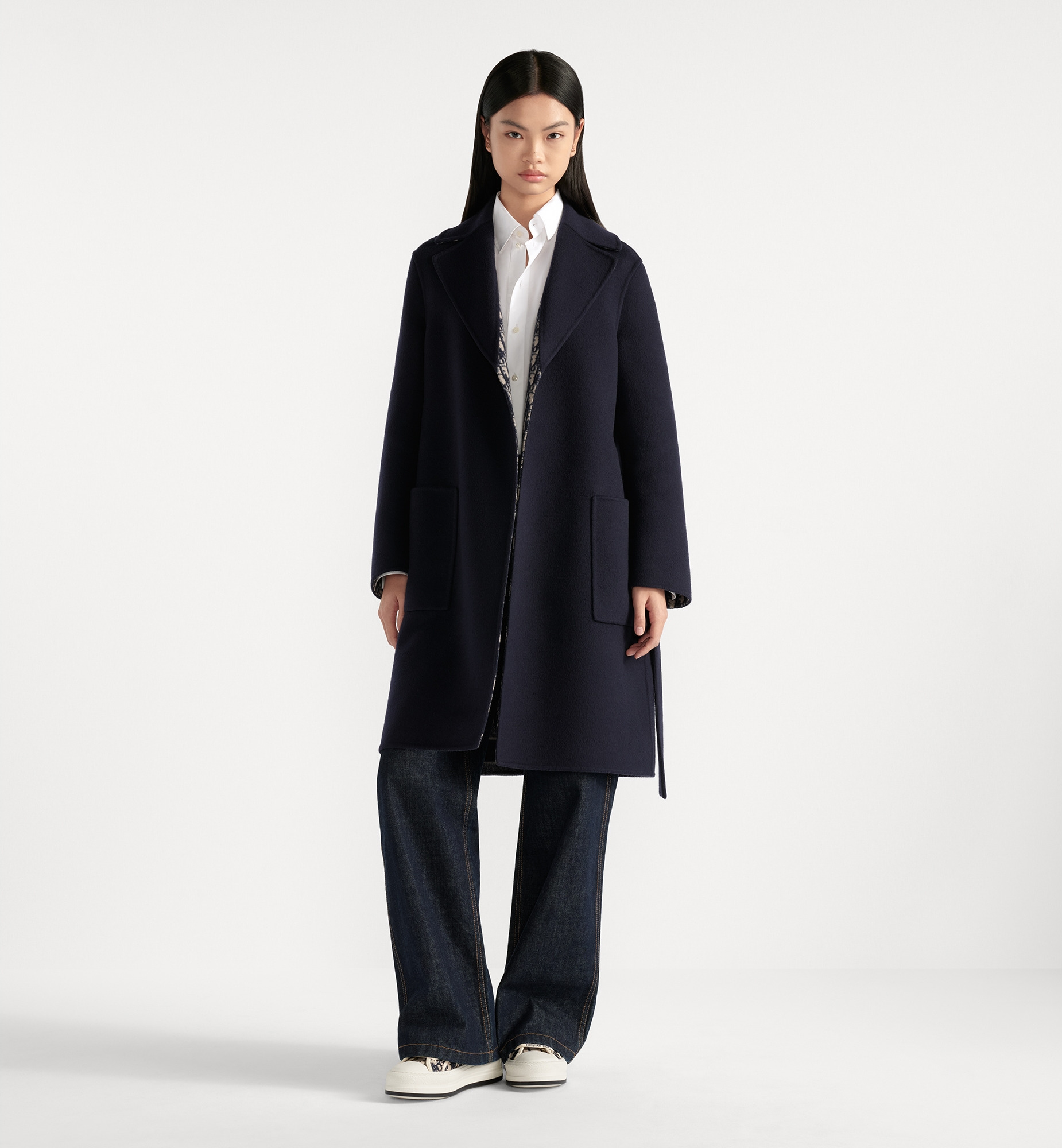 Coat with Belt - 2