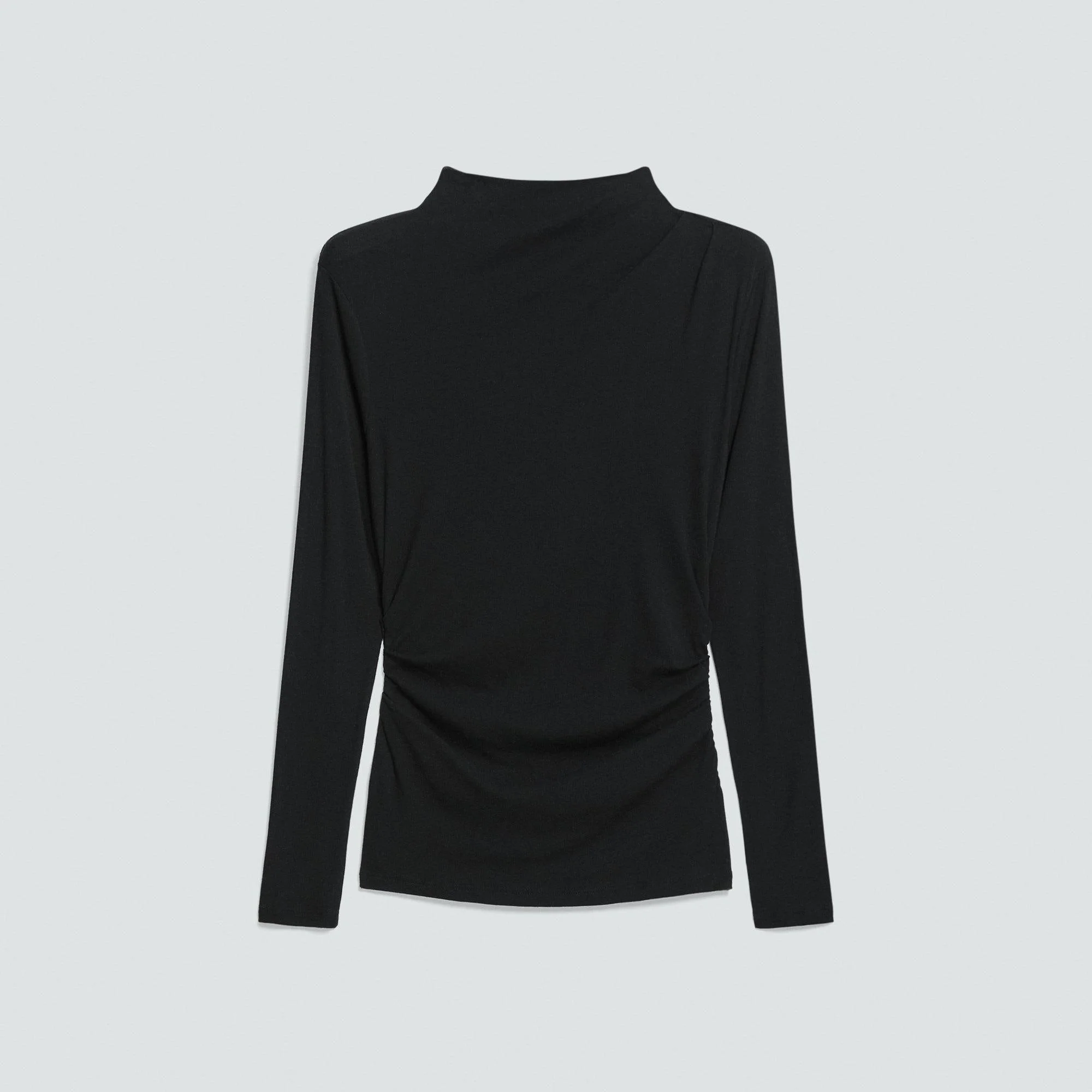 Mock Neck Top in Soft Rib - 1