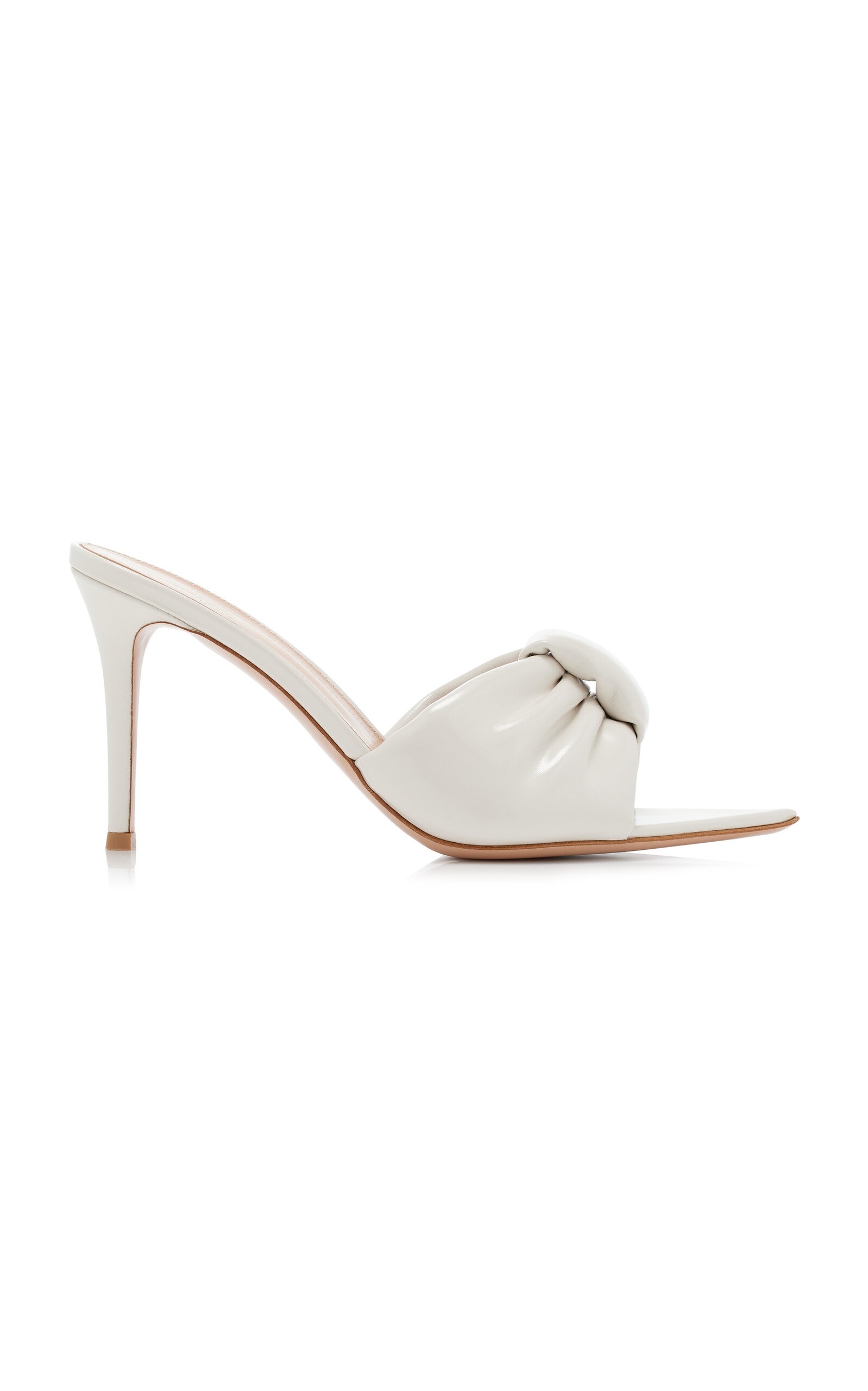 Leather Mules white - 1