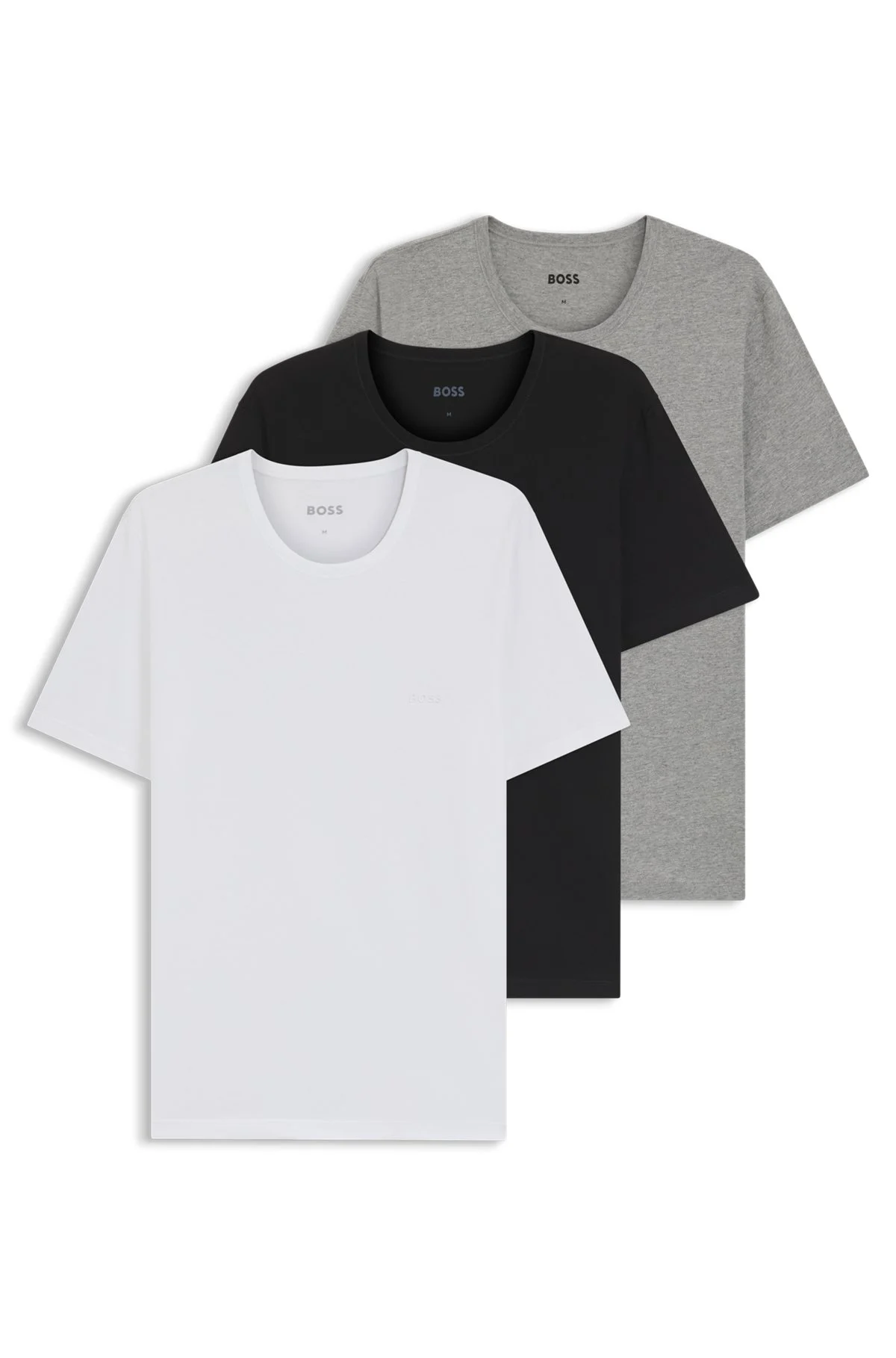 THREE-PACK OF LOGO-EMBROIDERED T-SHIRTS IN COTTON - 1