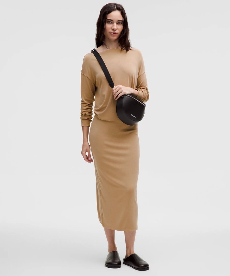 lululemon Drapey Softstreme Column Midi Skirt outlook