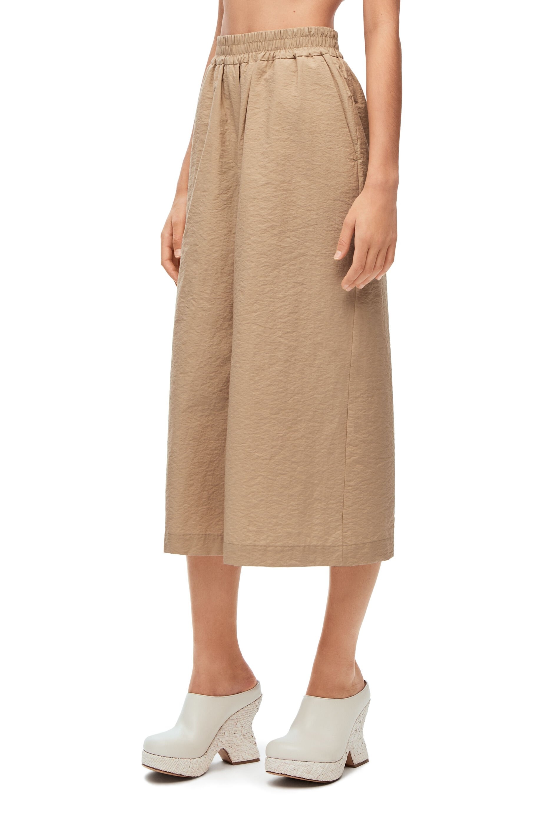 Cropped trousers in cotton - 3