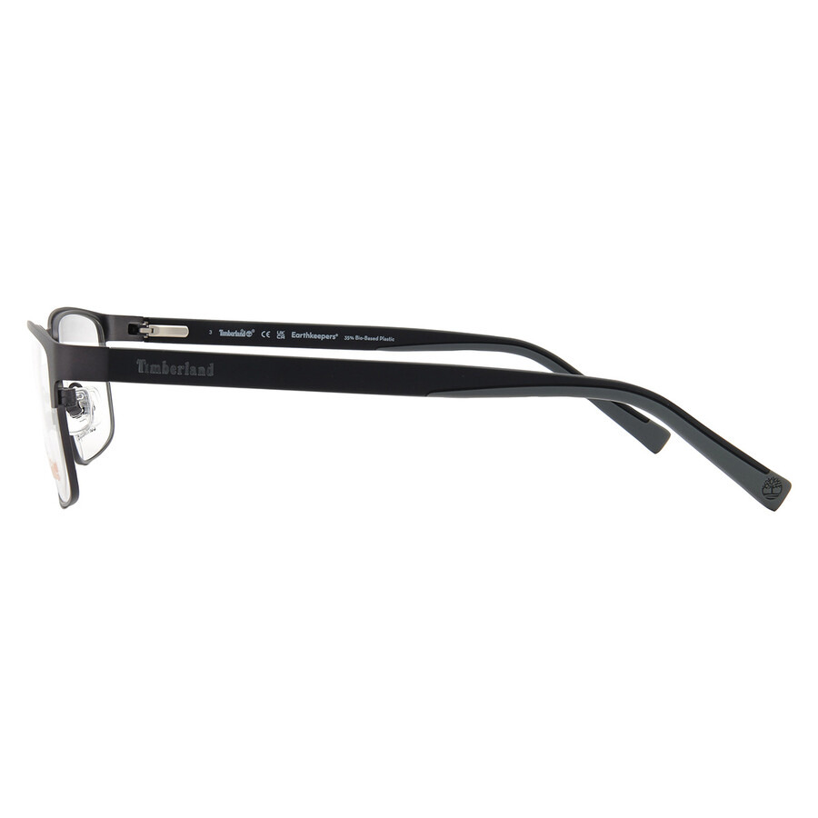 Timberland Demo Rectangular Men's Eyeglasses TB1594 009 58 - 3