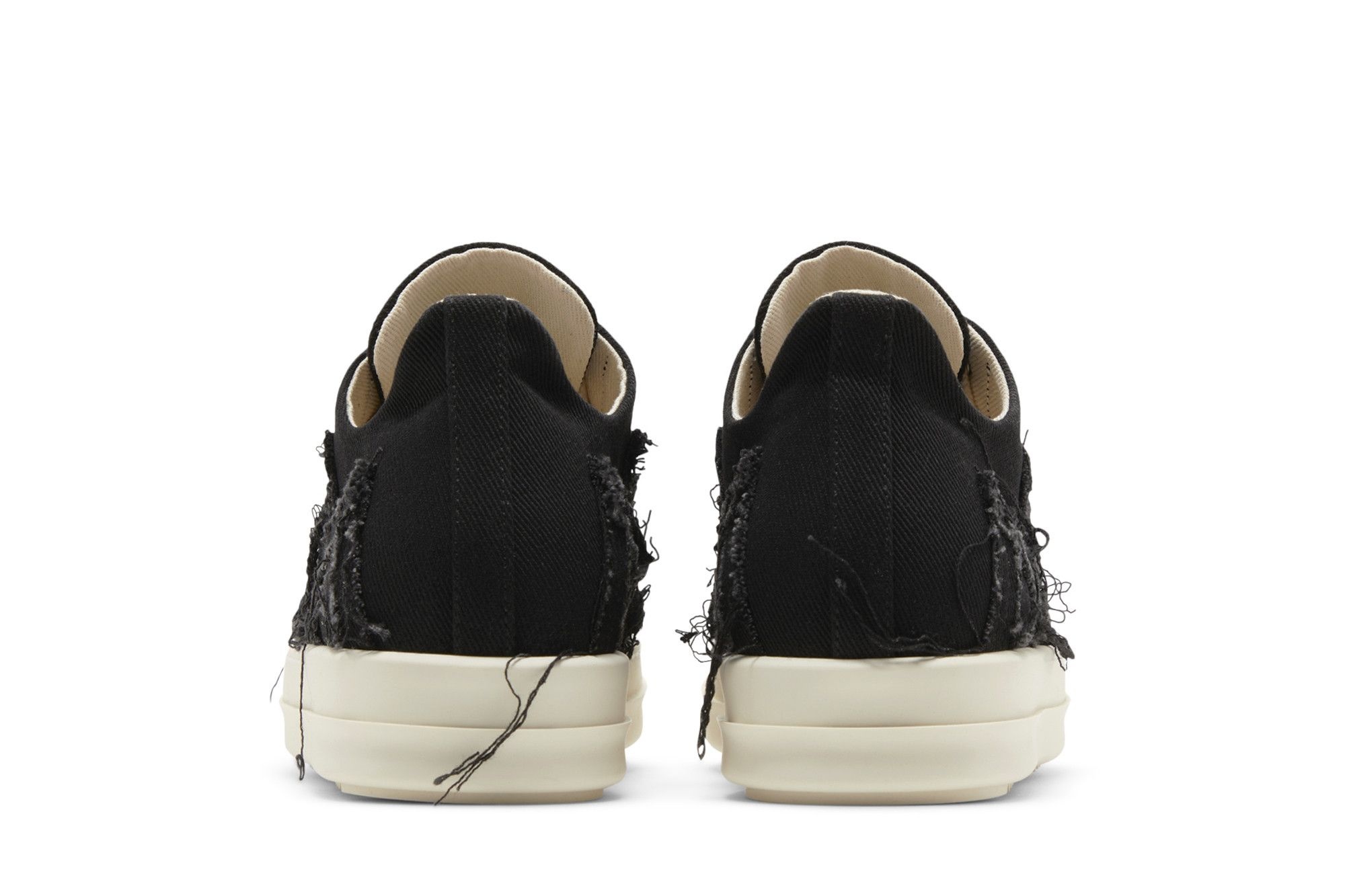 Rick Owens Wmns EDFU DRKSHDW Slashed Low 'Black Milk' - 6