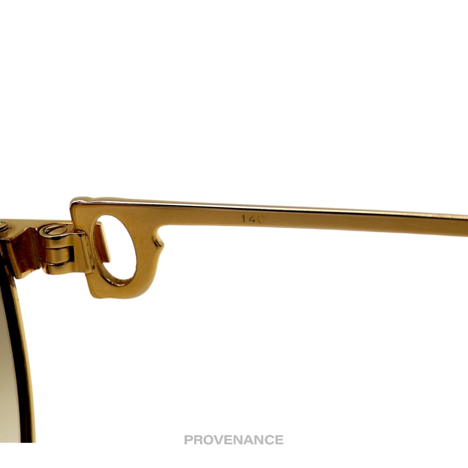 Cartier Vendome Santos Vintage Sunglasses - Gold Brown - 11