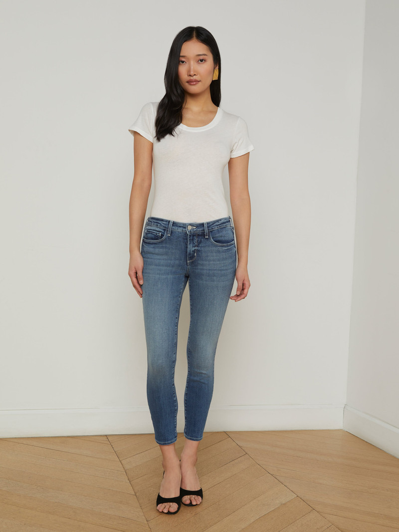 L'AGENCE Frankie Low-Rise Skinny Jean outlook