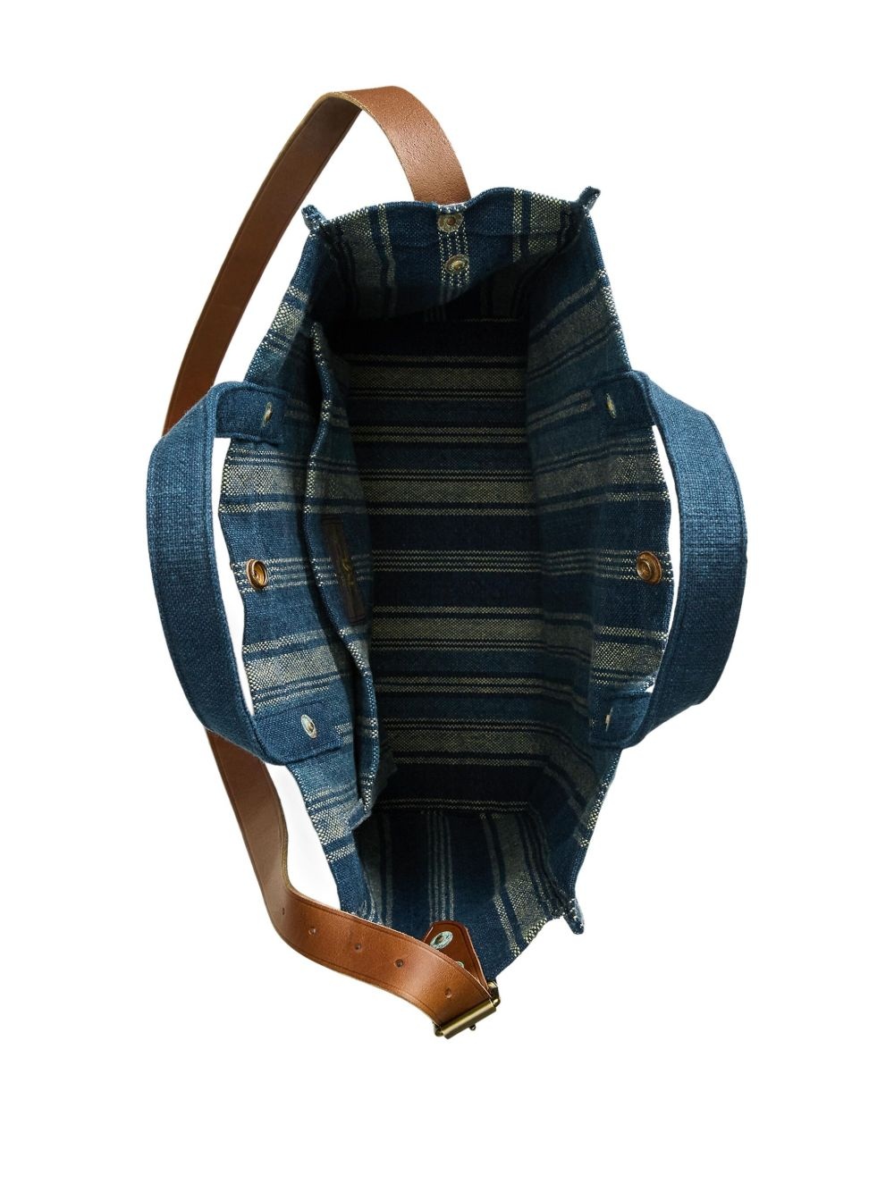 striped tote bag - 4