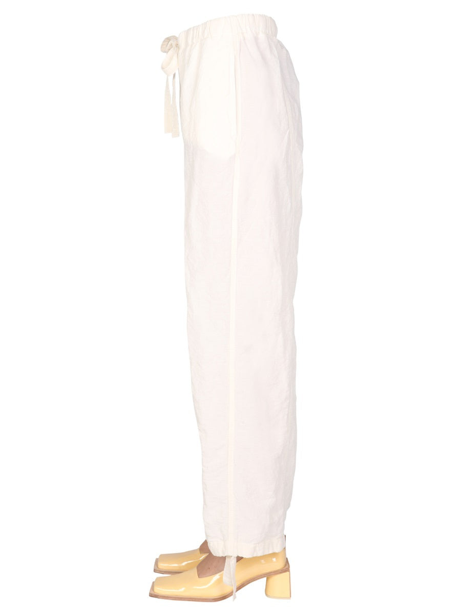 Jil Sander Women Trousers With Drawstring - 3