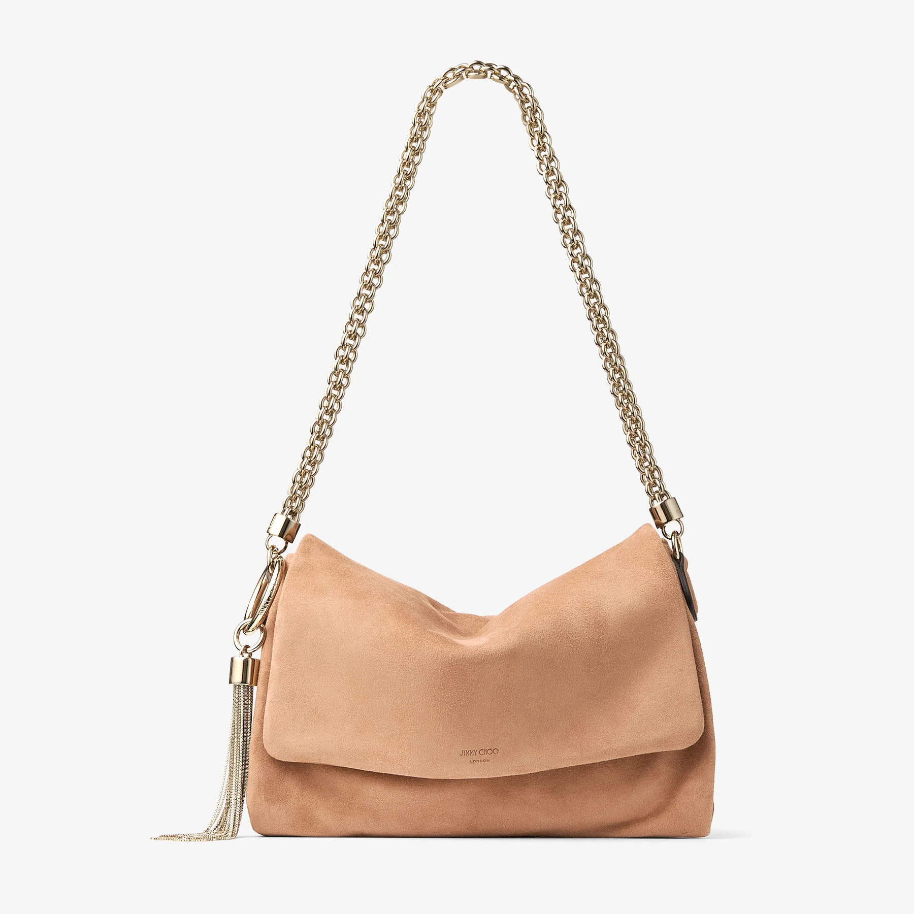 Callie Flap
Toffee Suede Shoulder Bag - 1